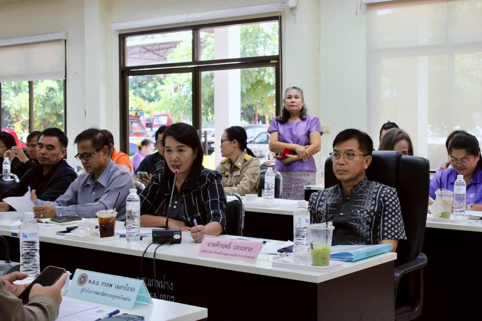 พช.บ้านฝาง : ร่วมประชุมหัวหน้าส่วนอำเภอบ้านฝาง ประจำเดือน มิถุนายน  2569