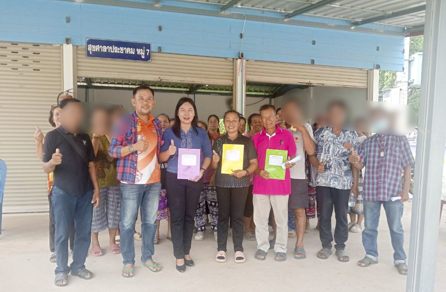 พช.บ้านฝาง : ลงพื้นที่ติดตามและขับเคลื่อนการดำเนินงานกองทุนแก้ไขปัญหาความยากจน (กข.คจ.) บ้านโสกแต้ ม.7 ต.ป่าหวายนั่ง